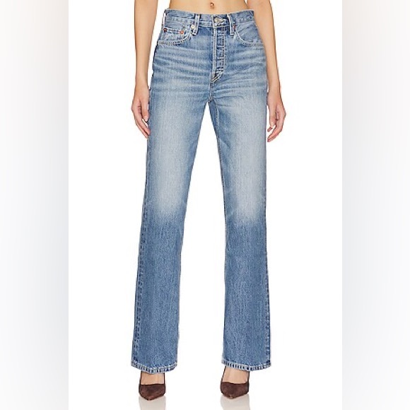 Re/Done Denim - RE/DONE Jeans Originals 70's Bootcut Cielo Indigo Blue Women Size 25 $295 MSRP